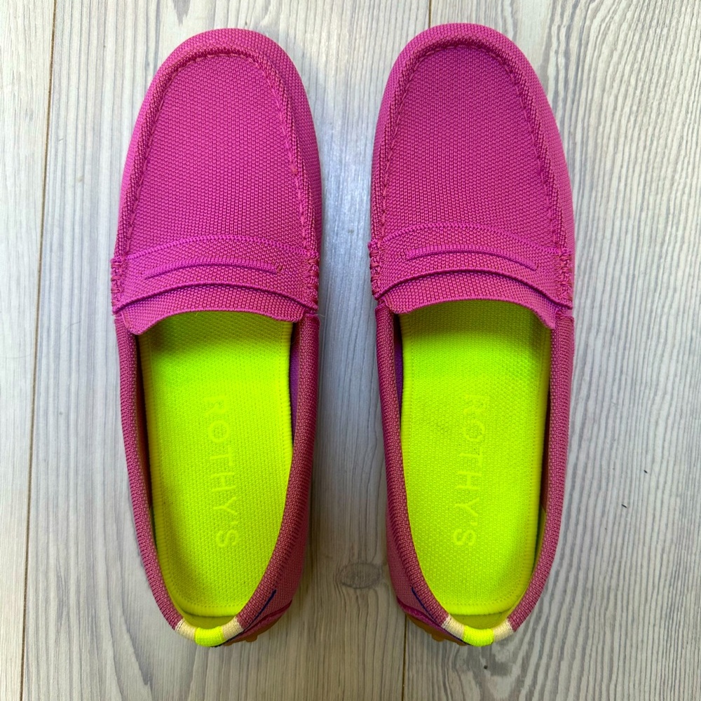 Rothy’s “The Driver” in Lavender size 10 EUC